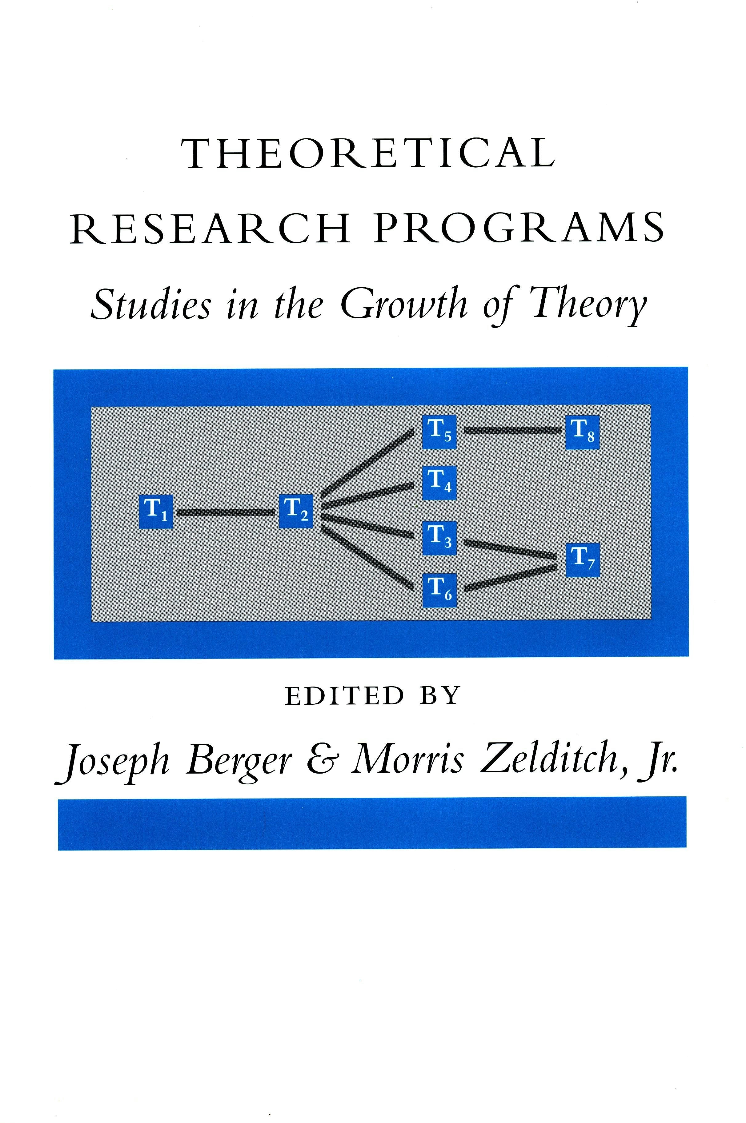 Book cover image for Theoretical Research Programs ISBN: 9780804722308